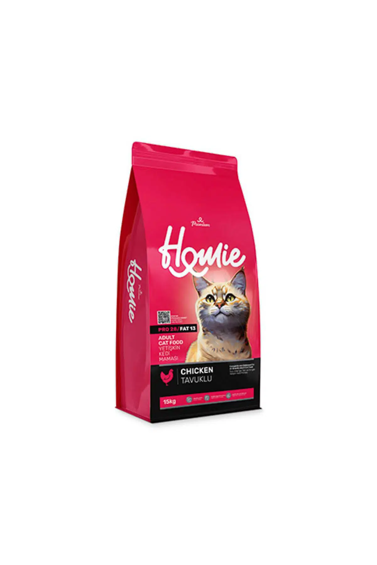 Homie Pro 28 Tavuklu Yetişkin Kedi Maması 15 Kg