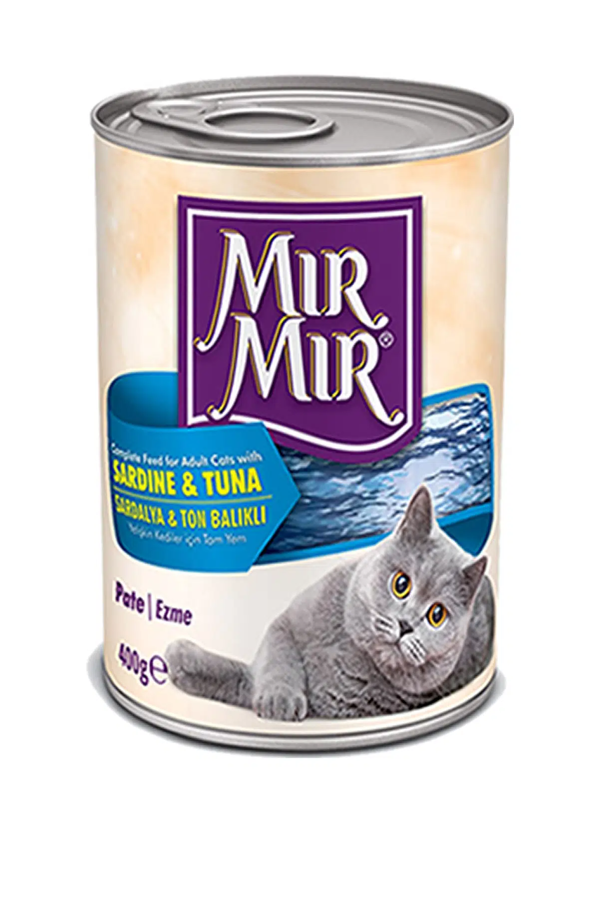 Mır Mır Sardalya&TonBalıklı Ezme Kedi Konservesi 400 Gr 12AL 10Öde