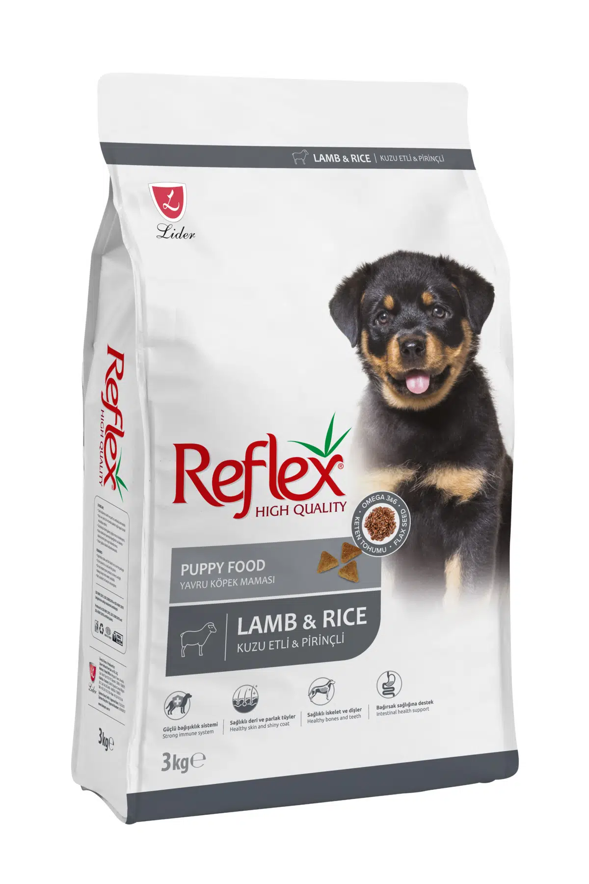 Reflex Kuzu Etli ve Pirinçli Yavru Köpek Maması 3 kg