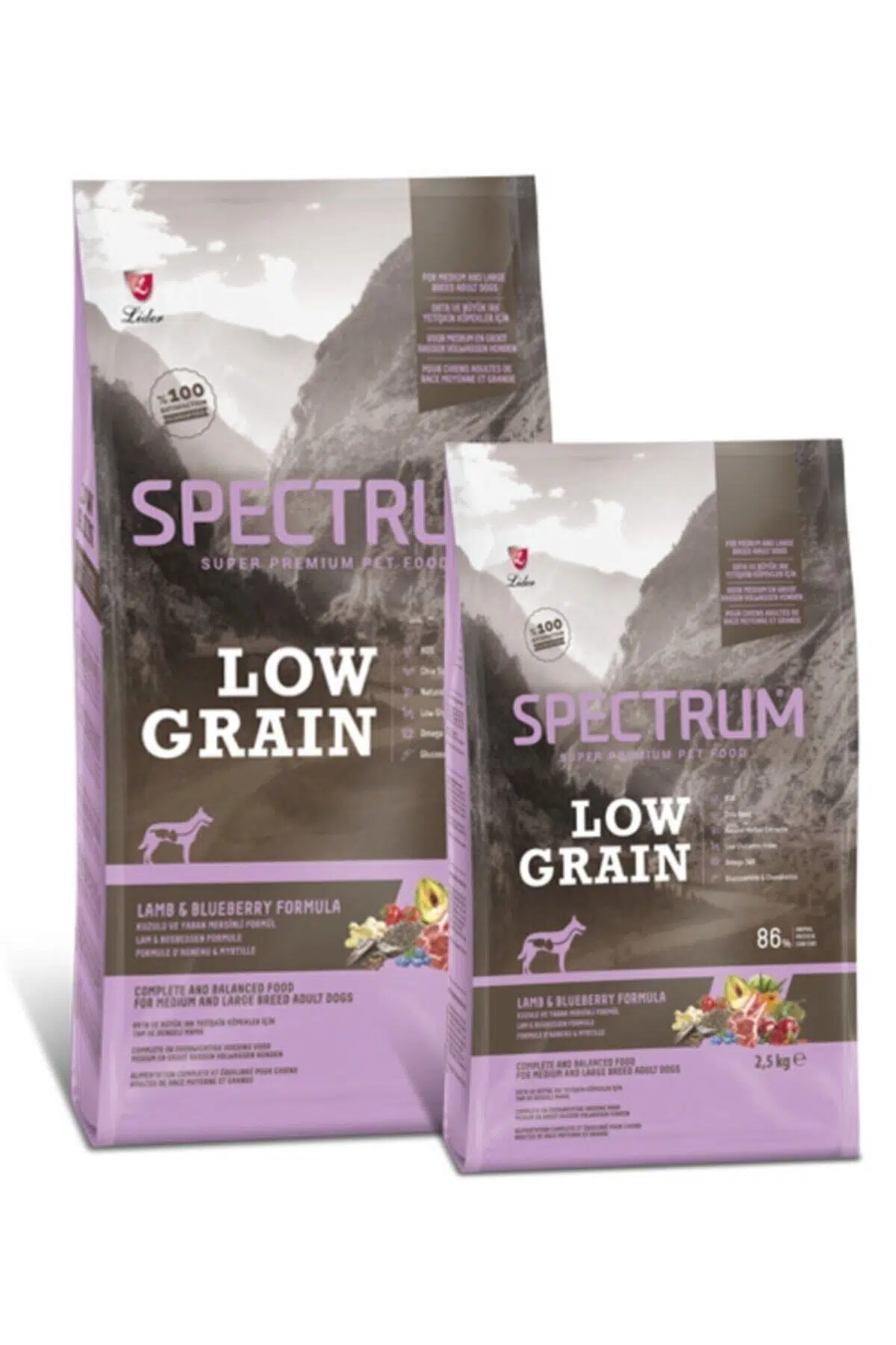 Spectrum Kuzulu/yaban Mersinli Orta/iri Irk Köpek Maması 2,5 Kg