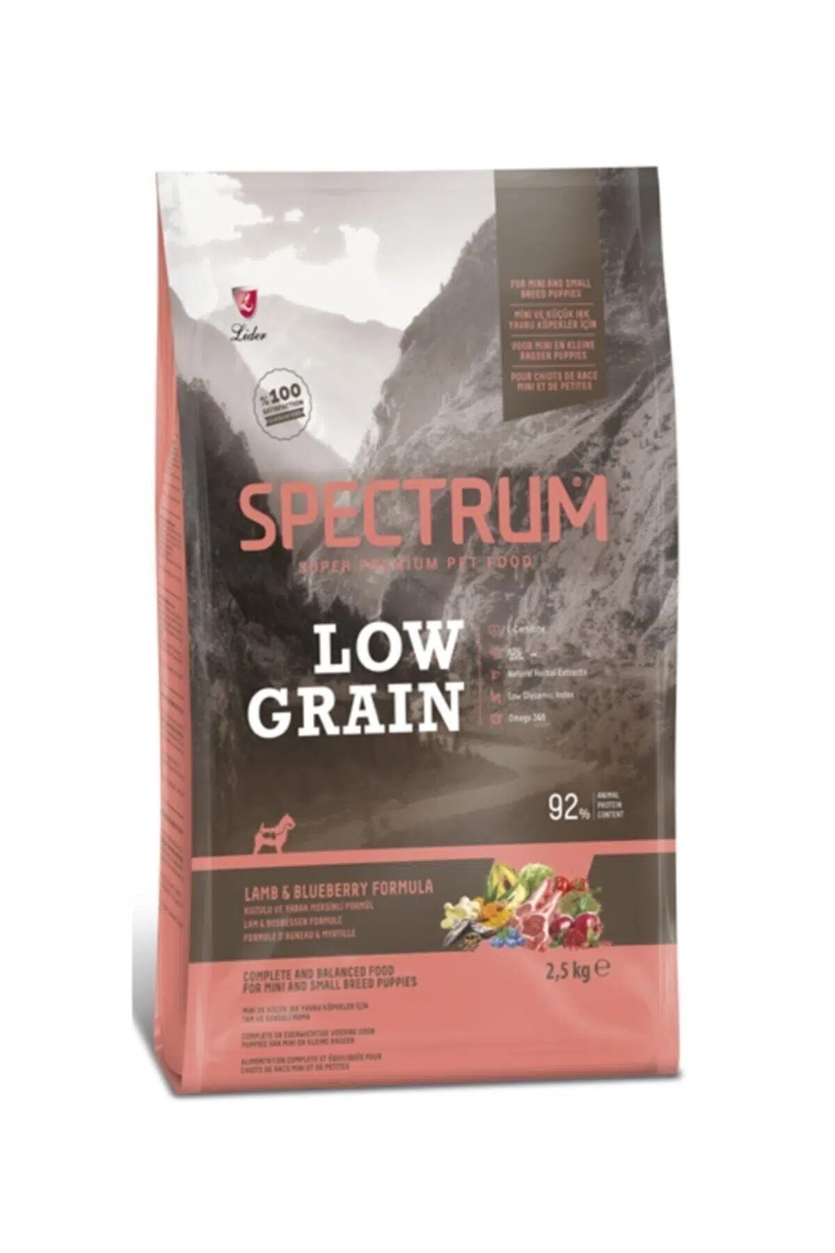 Spectrum Puppy Mini Kuzulu/yaban Mersinli Yavru Köpek Maması 2,5 Kg